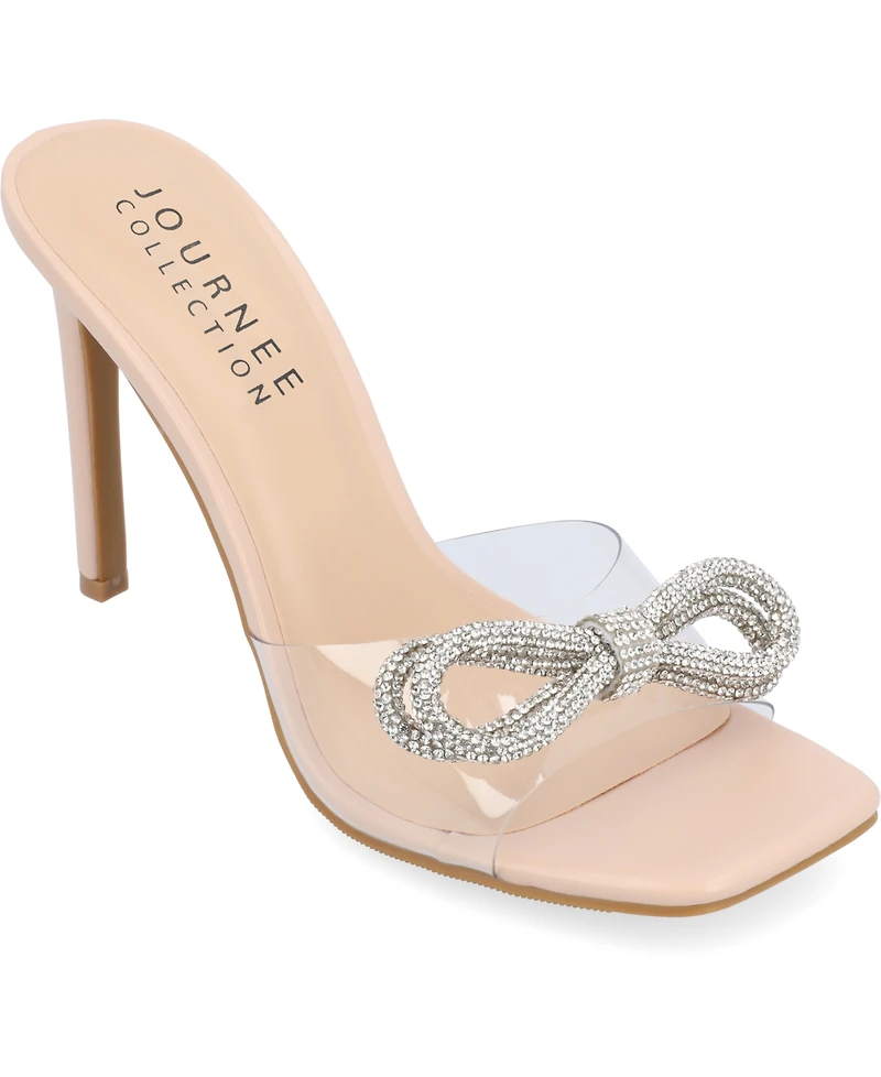 Journee Collection Women's Fenella Lucite Stilettos