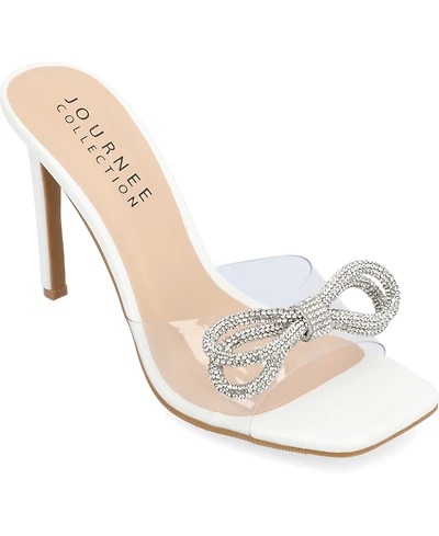 Journee Collection Women's Fenella Lucite Stilettos