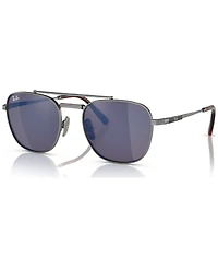 Ray-Ban Unisex Sunglasses, Frank Ii Titanium 51