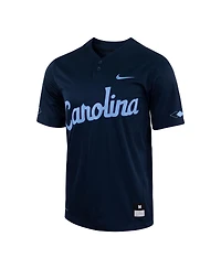 Men's Nike Navy North Carolina Tar Heels Two-Button Replica Baseball Jersey