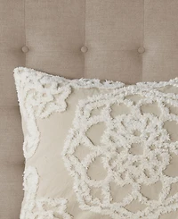 Madison Park Laetitia Medallion Fringe 3-Pc. Quilt Set, Full/Queen