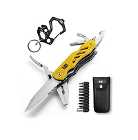Cat 2 Piece 31 Function Multi-Tool Gift Box Set with Keychain and Pouch