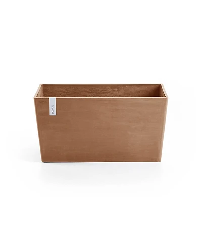 Ecopots Paris Durable Modern Plastic Rectangular Planter
