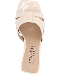 Journee Collection Women's Ellington Block Heel Dress Sandals