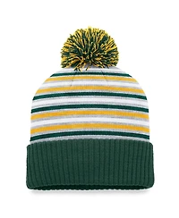 Men's Top of the World Green Ndsu Bison Dash Cuffed Knit Hat with Pom