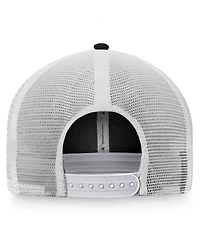 Men's Top of the World Black, White Georgetown Hoyas Stockpile Trucker Snapback Hat