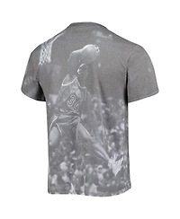 Men's Mitchell & Ness Isaiah Rider Heather Gray Minnesota Timberwolves Above The Rim T-shirt