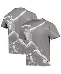 Men's Mitchell & Ness Dee Brown Heather Gray Boston Celtics Above The Rim T-shirt