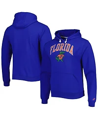 Men's League Collegiate Wear Royal Florida Gators 1965 Arch Essential Fleece Pullover Hoodie