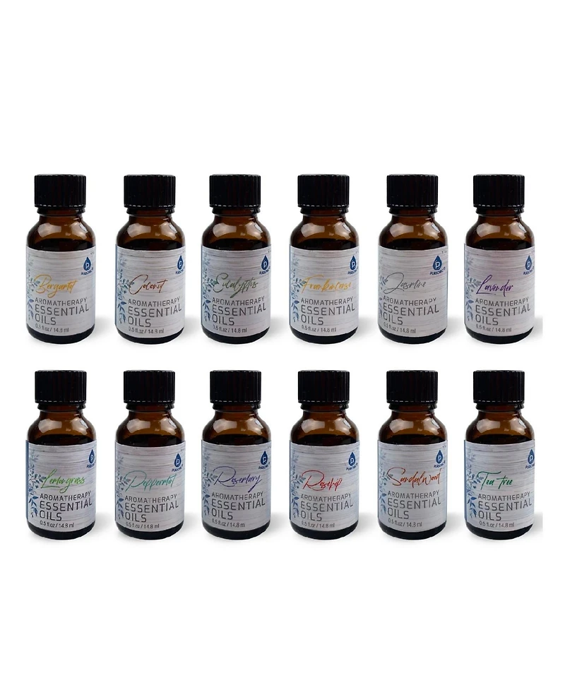 Pursonic 12 Pack of Aromatherapy Essential Oils