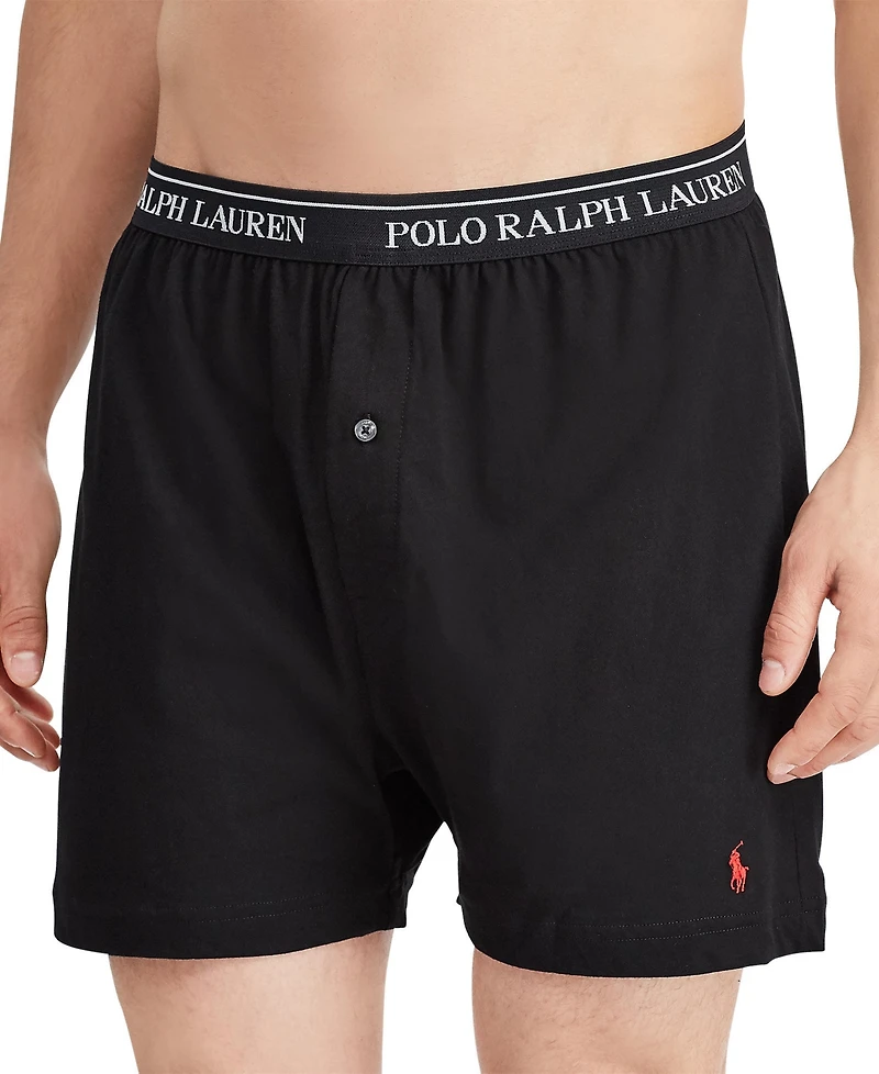 Polo Ralph Lauren Men's 5-Pack Classic-Fit Cotton Knit Boxers