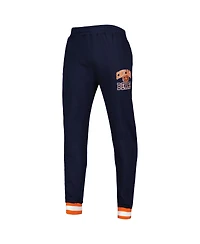 Men's Starter Navy Chicago Bears Blitz Fleece Jogger Pants