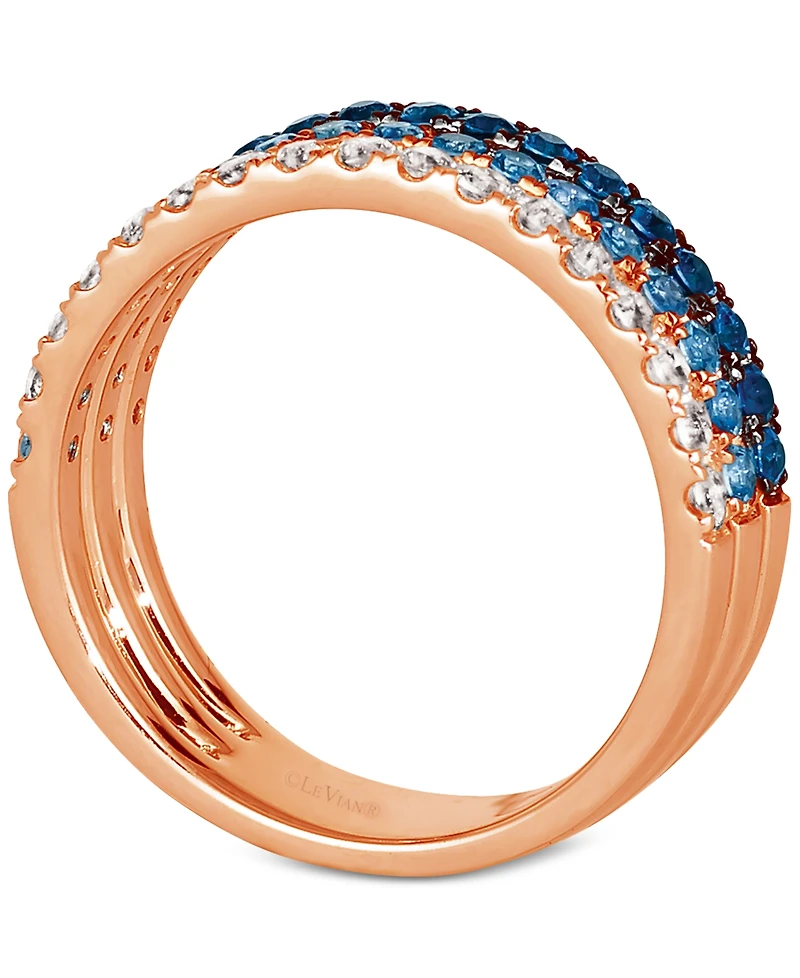Le Vian Denim Ombre Sapphire (9/10 ct. t.w.) Ring 14k White Gold, Rose Gold or Yellow