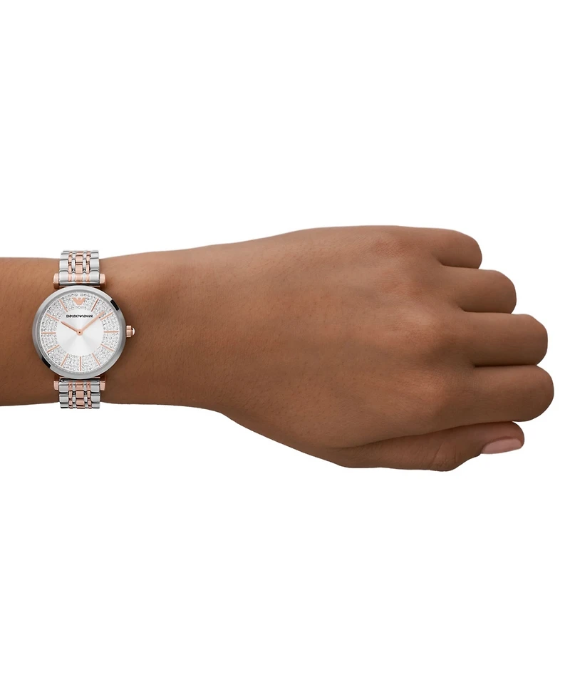 Emporio Armani Women's Two-Tone Stainless Steel Bracelet Watch 32mm