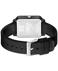 Lacoste Men's Studio Black Silicone Strap Watch 36mm x 38mm