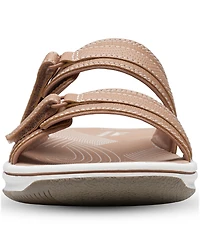 Clarks Women's Cloudsteppers Breeze Piper Comfort Slide Sandals