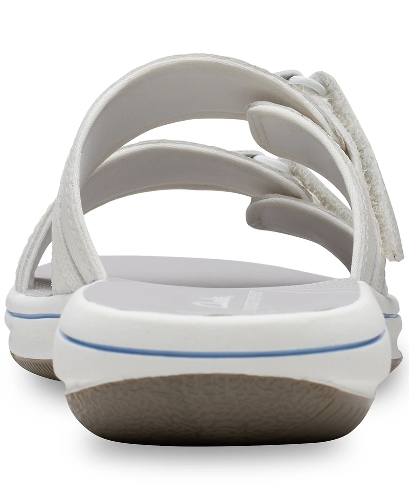 Clarks Women's Cloudsteppers Breeze Piper Comfort Slide Sandals