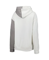 Women's Gameday Couture Gray, White Florida State Seminoles Split Pullover Hoodie