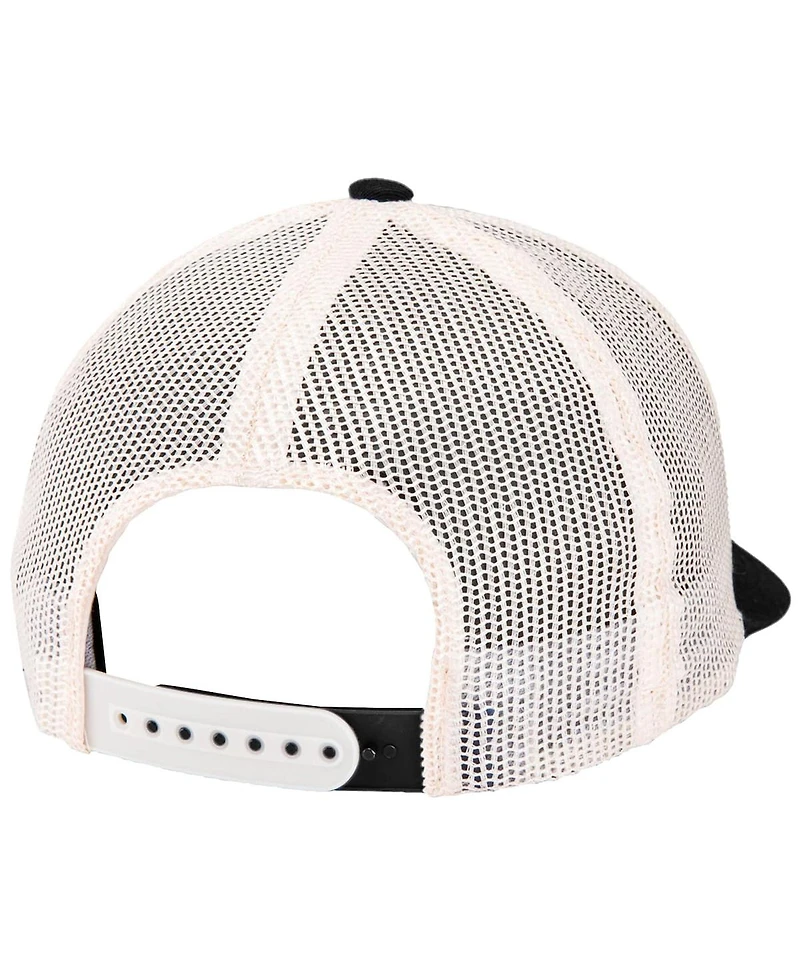 Men's Zephyr Black, White Michigan Wolverines 2022 Big Ten Conference Champions Locker Room Adjustable Trucker Hat