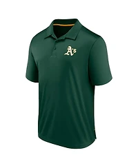 Men's Fanatics Green Oakland Athletics Hands Down Polo Shirt