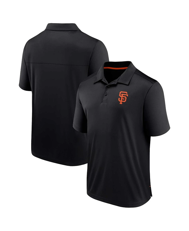 Men's Fanatics Black San Francisco Giants Hands Down Polo Shirt