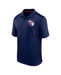 Men's Fanatics Navy Cleveland Guardians Hands Down Polo Shirt