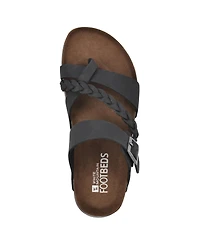 White Mountain Women's Hazy Footbed Sandals