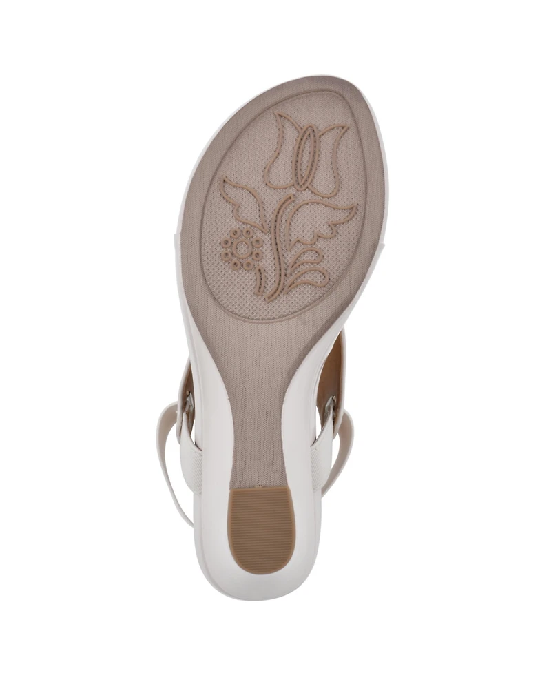 White Mountain Women's All Dres Wedge Sandals