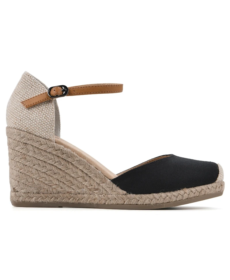 White Mountain Women's Mamba Espadrille Wedges