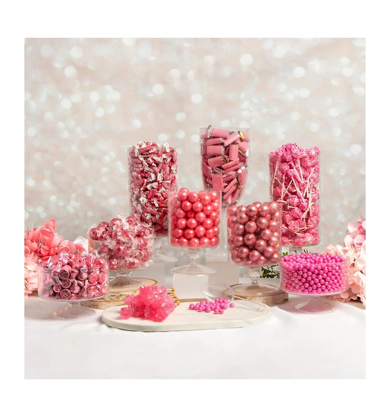 Just Candy Deluxe Pink Candy Buffet, 14 Pounds