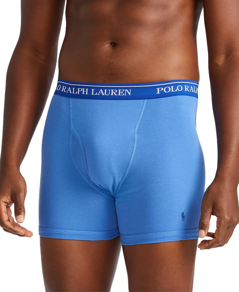 Polo Ralph Lauren Men's 3-Pack Classic Cotton Boxer Briefs
