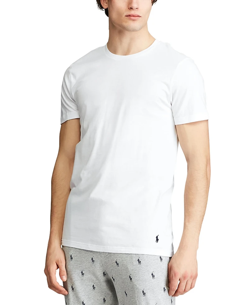 Polo Ralph Lauren Men's 5-Pack Crew-Neck Undershirts