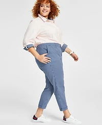 Tommy Hilfiger Plus Size Hampton Gingham Chino Pants
