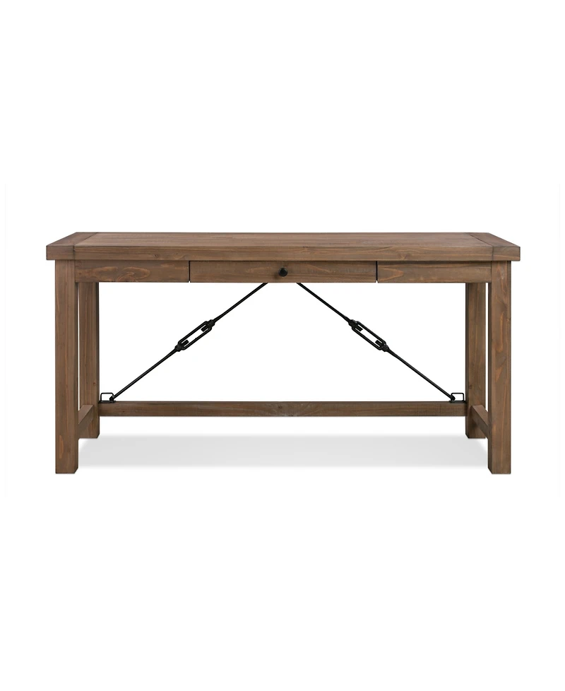 Autumn Flint Oak Home Office Writing Desk