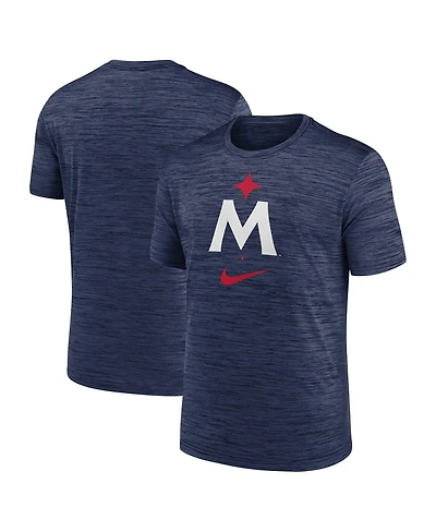 Men's Nike Navy Minnesota Twins 2023 Logo Velocity Performance T-shirt