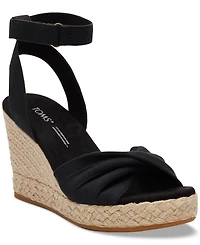 Toms Women's Marisela Twist Platform Espadrille Wedge Sandals