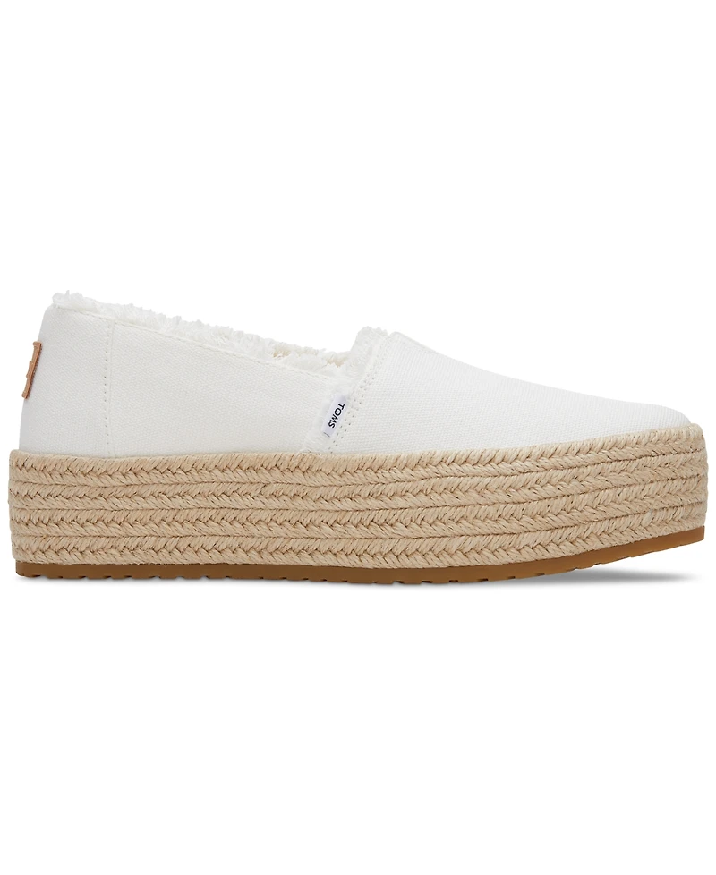 Toms Women's Valencia Canvas Platform Espadrilles