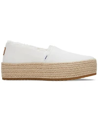 Toms Women's Valencia Canvas Platform Espadrilles