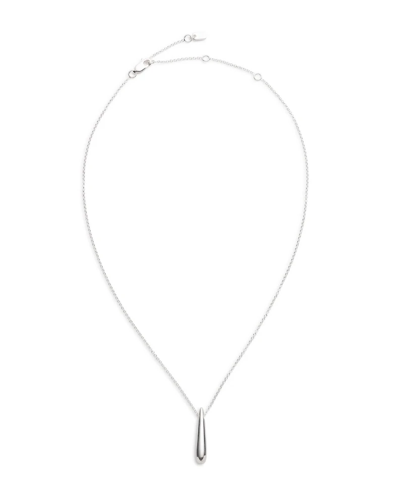Lauren Ralph Lauren Teardrop Pendant Necklace in Sterling Silver