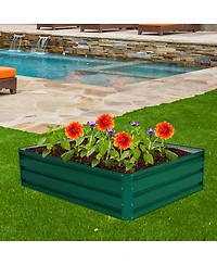 47"x35.5" Patio Raised Garden Bed Vegetable Flower Plant