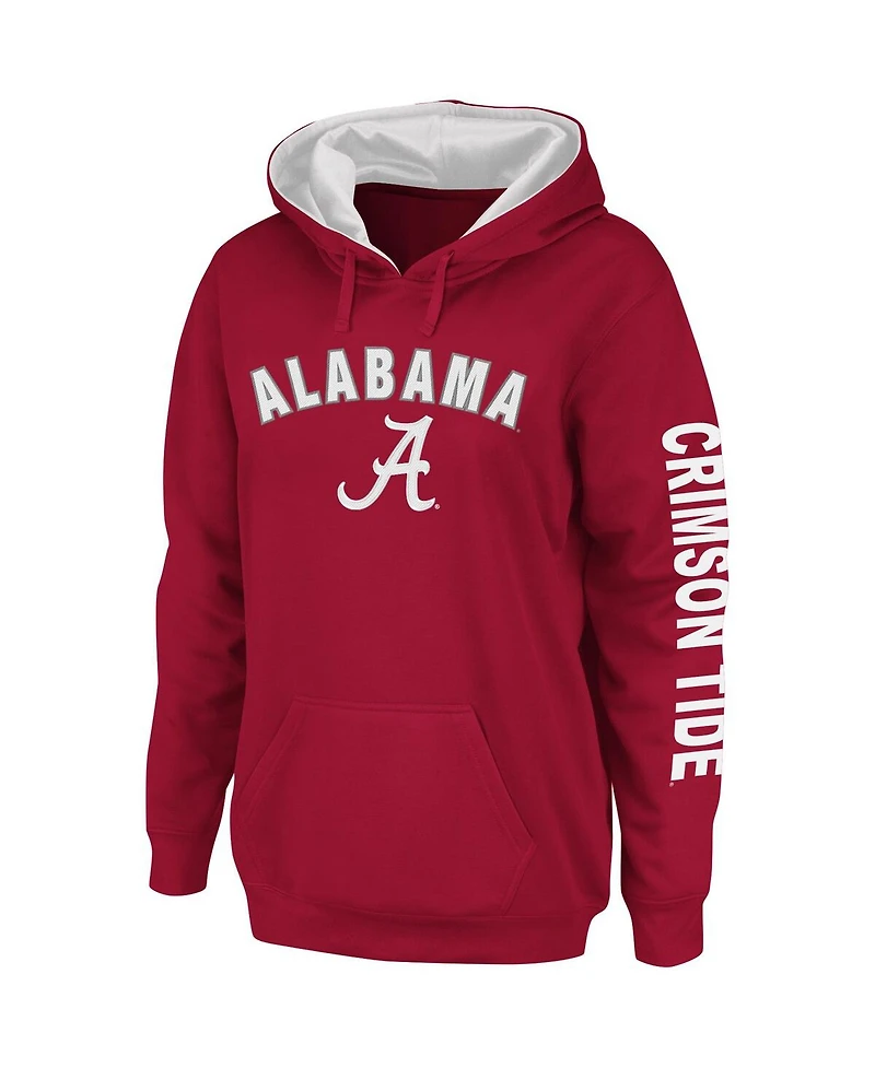 Colosseum Women's Alabama Crimson Tide Loud and Proud Pullover Hoodie