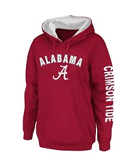 Colosseum Women's Alabama Crimson Tide Loud and Proud Pullover Hoodie