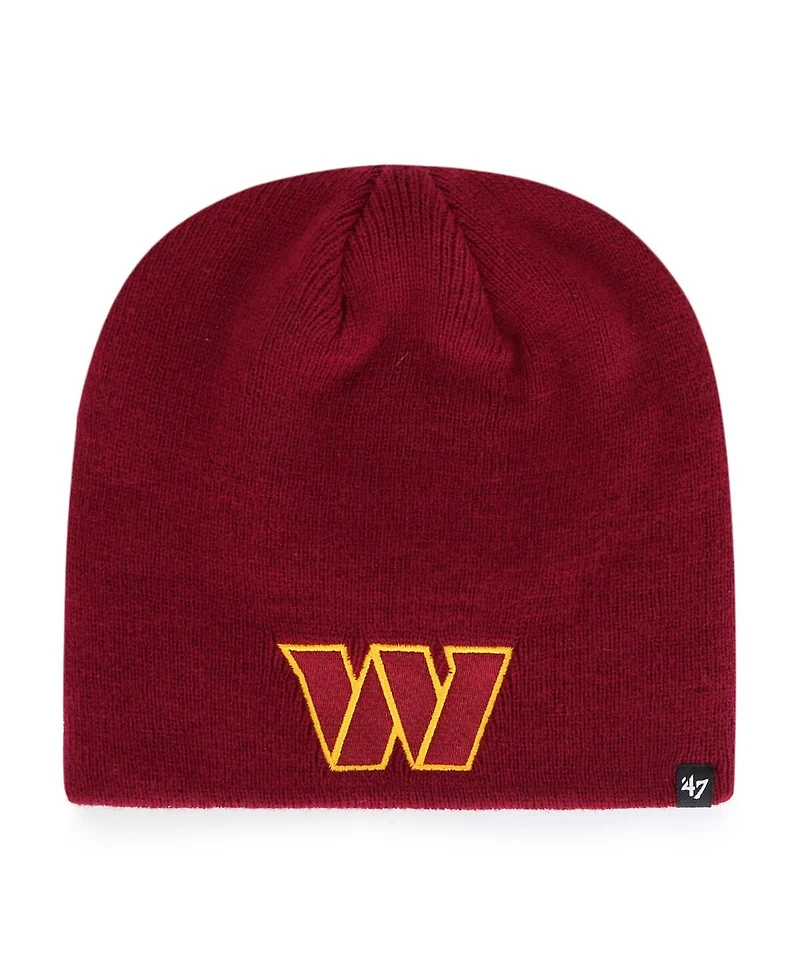 Men's '47 Brand Burgundy Washington Commanders Primary Beanie