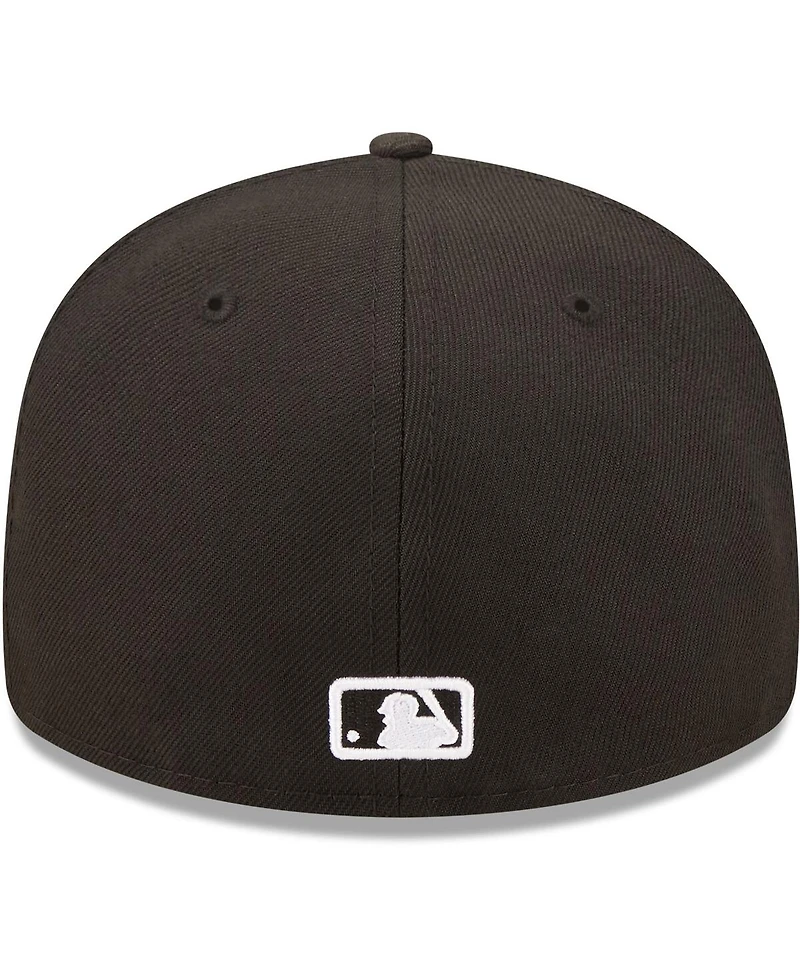Men's New Era Detroit Tigers Black, White Low Profile 59FIFTY Fitted Hat