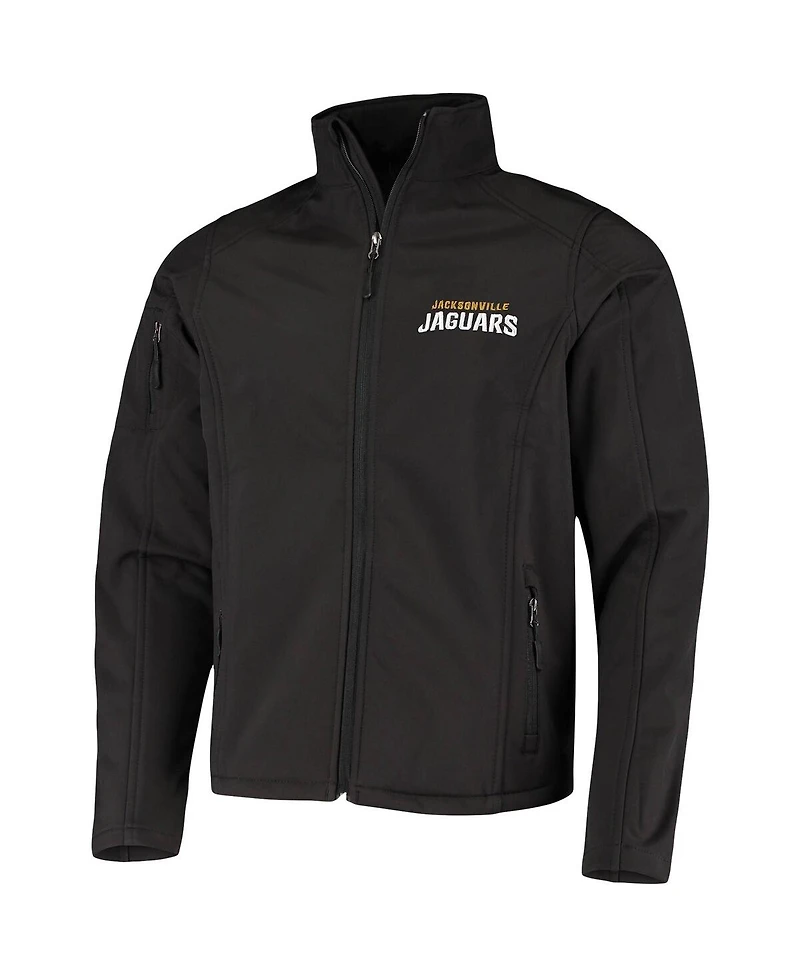 Men's Dunbrooke Black Jacksonville Jaguars Sonoma Softshell Full-Zip Jacket