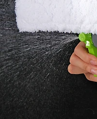 True & Tidy Glass Cleaner Spray Bottle with Built-in Squeegee