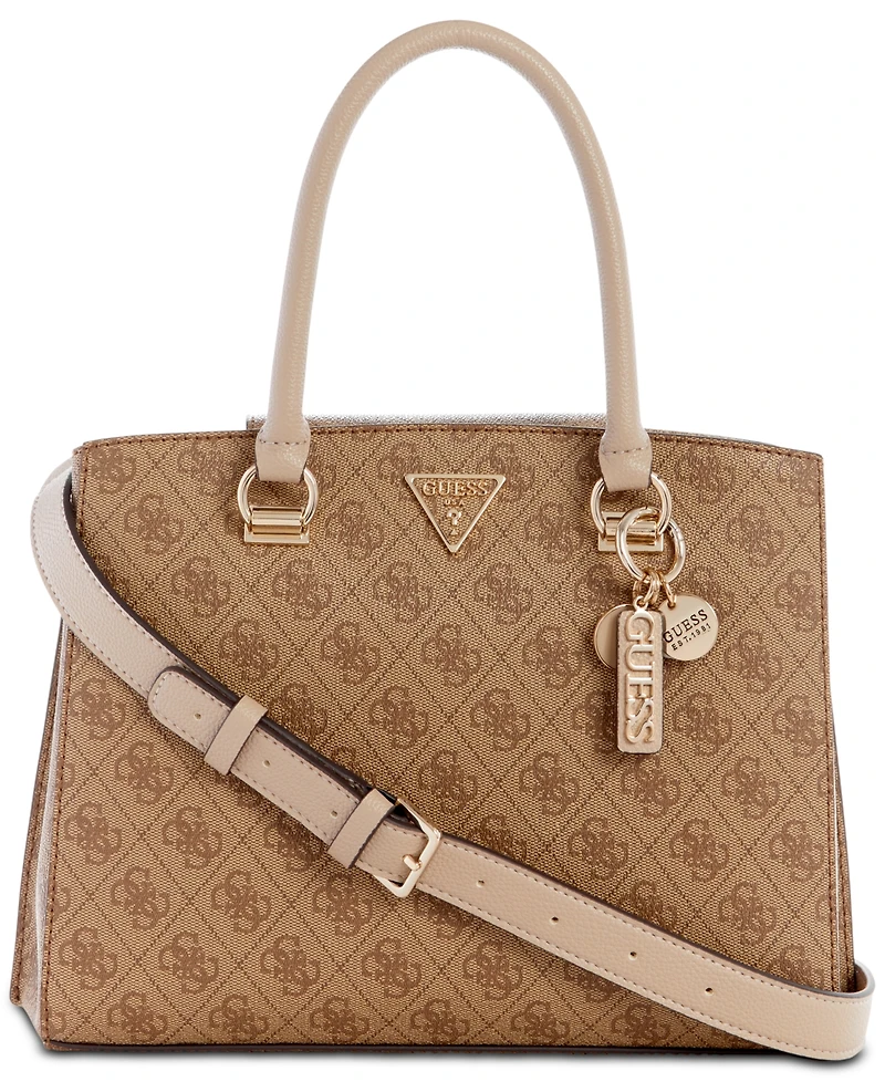 Guess Noelle Girlfriend Medium 4G Basique Monogram Satchel