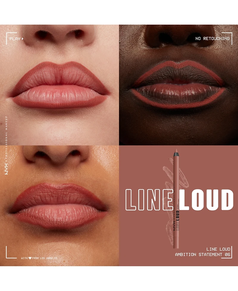 Nyx Professional Makeup Line Loud Lip Pencil
