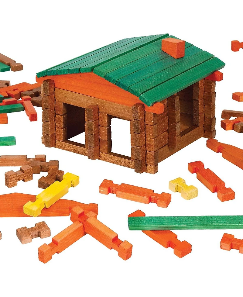 Dixon Deluxe Log Building Set - 250 Pieces