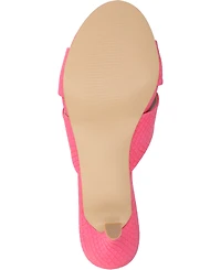 Journee Collection Women's Berkly Slip-On Kitten Heel Sandals